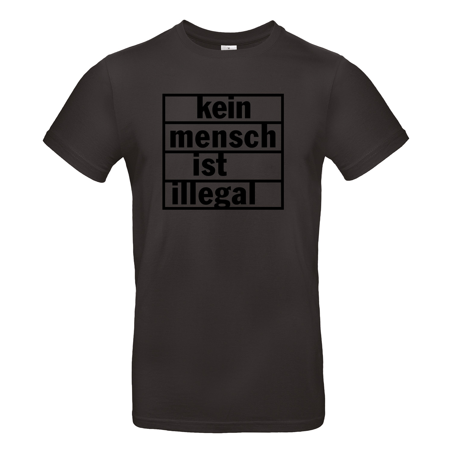 T-Shirt »Kein Mensch ist illegal Black Edition«                    