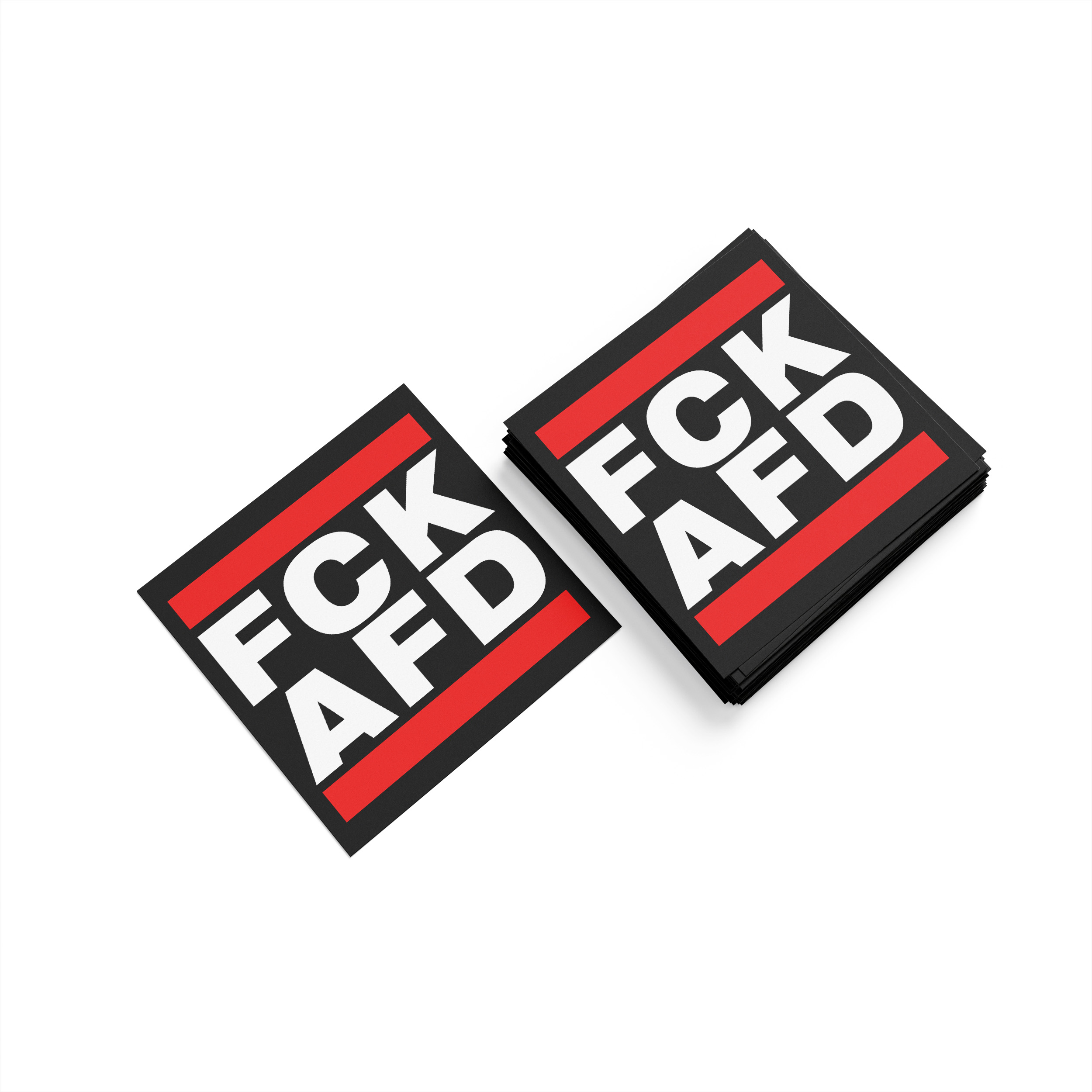 Aufkleber »FCK AFD« (10,5 x 10,5 cm)  