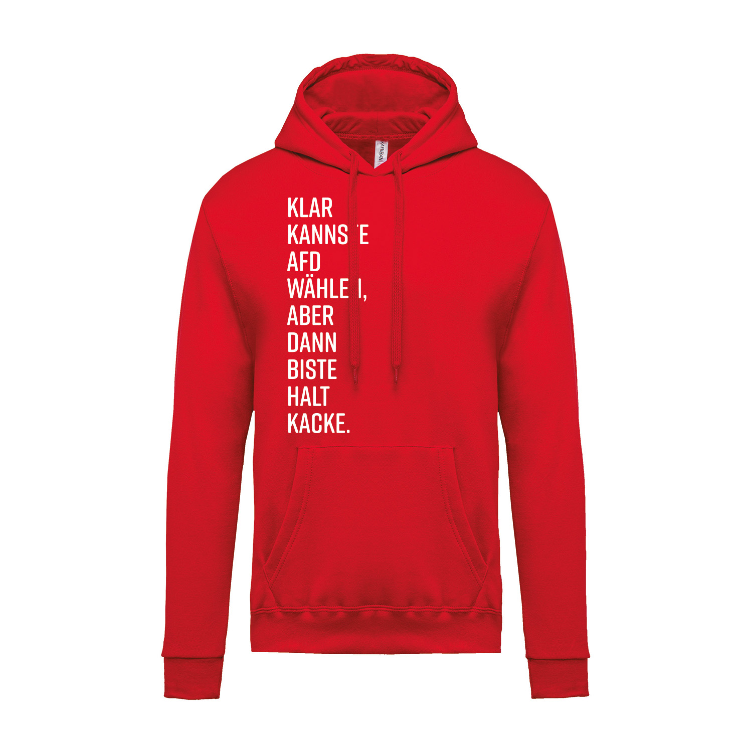 Hoodie »Dann biste halt...«          