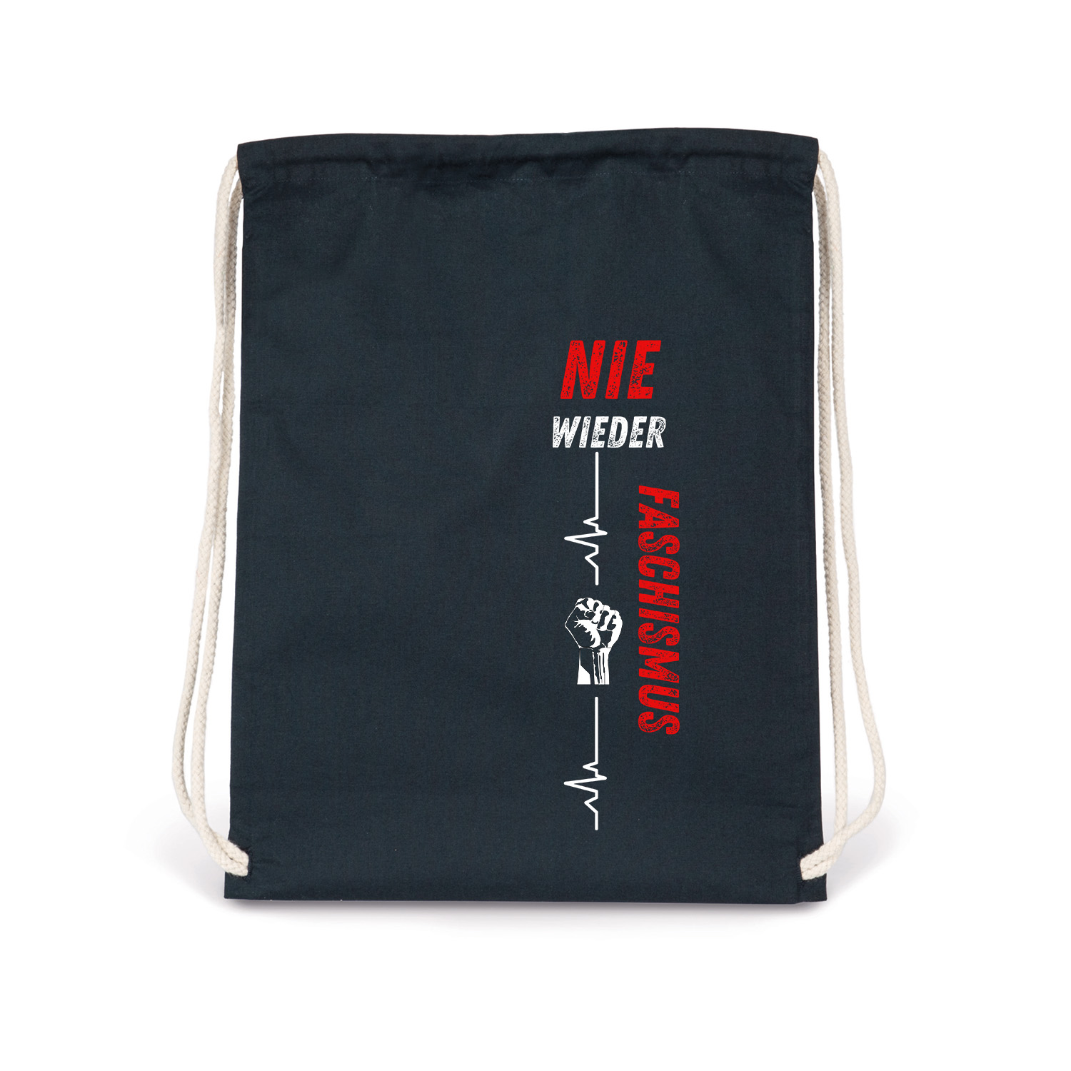 Turnbeutel »Nie wieder Faschismus«     
