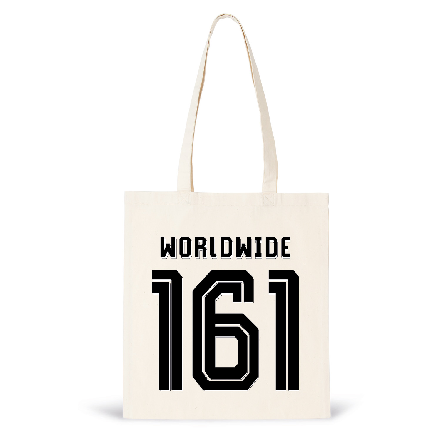 Jutebeutel »161 Worldwide«      