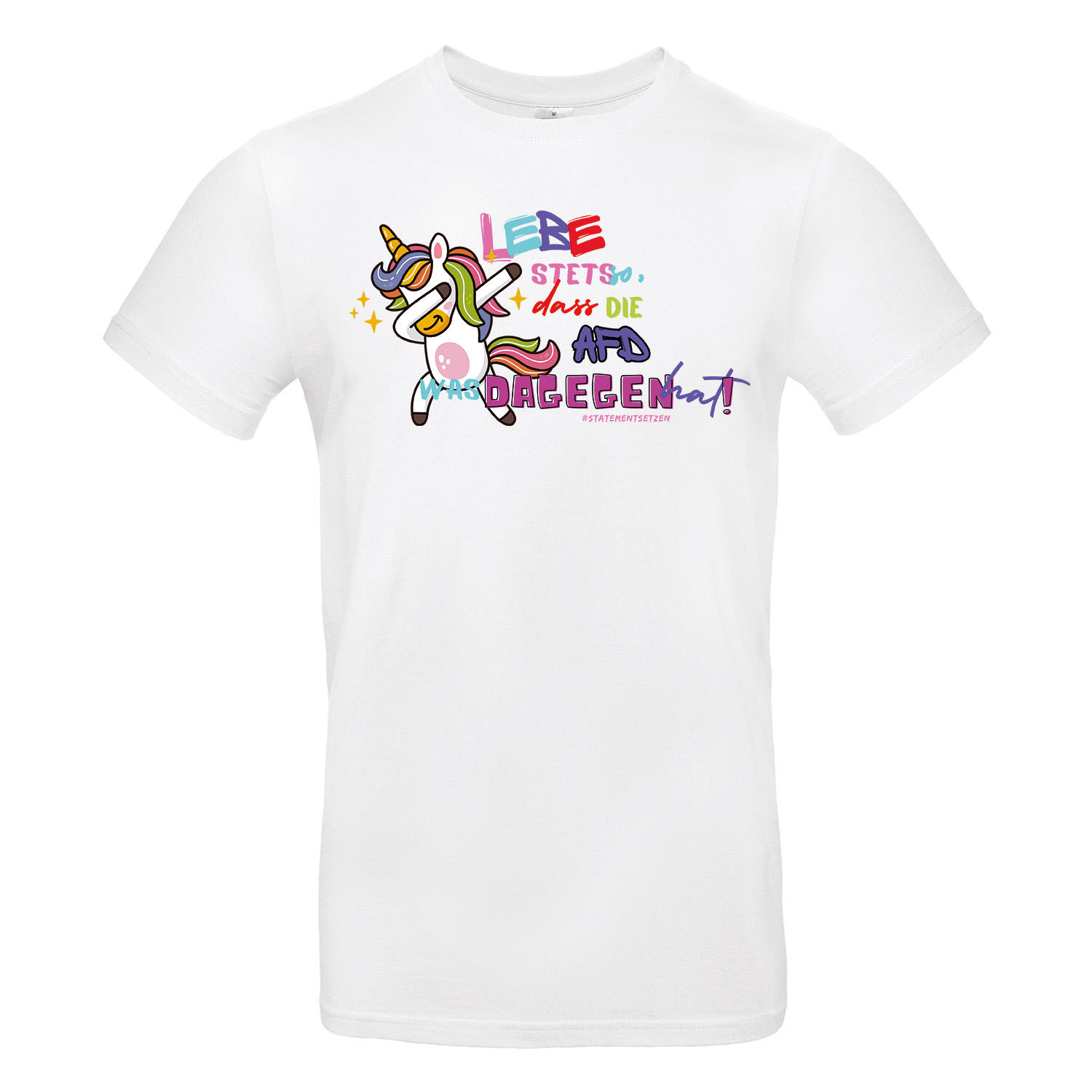 T-Shirt »Lebe stets so....Einhorn «                     