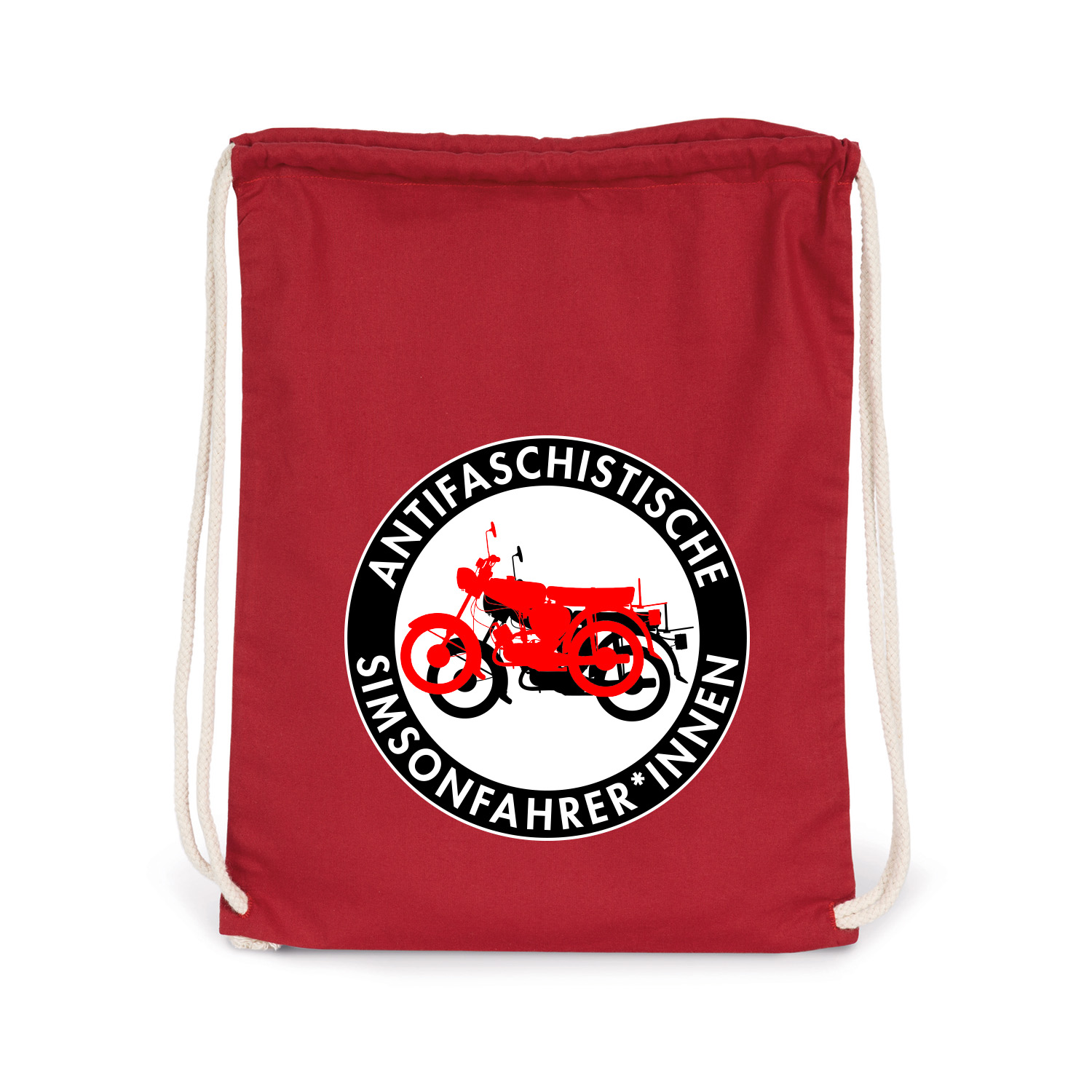 Turnbeutel »Antifaschistische Simsonfahrer*innen«      