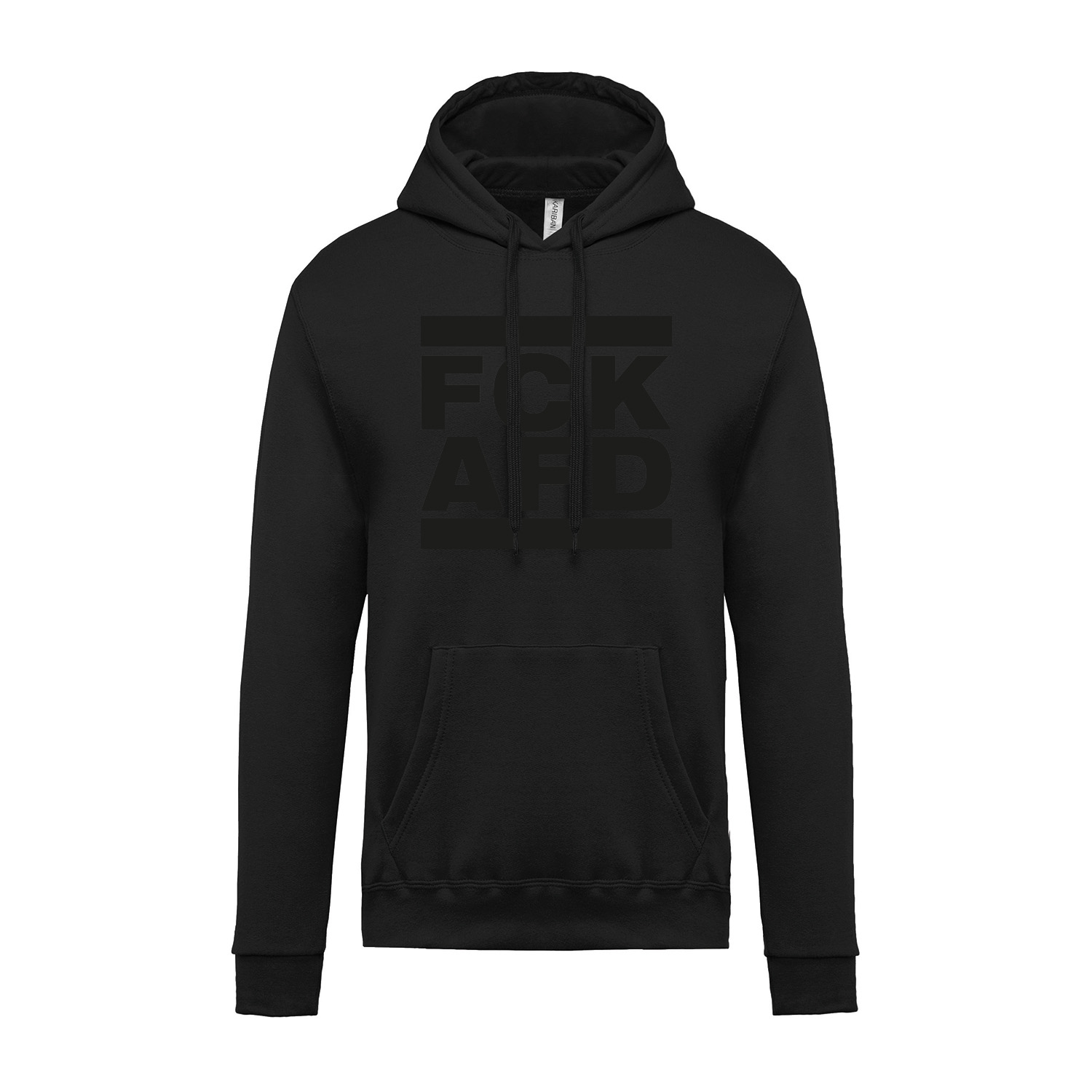 Hoodie »FCK AFD Black Edition«            