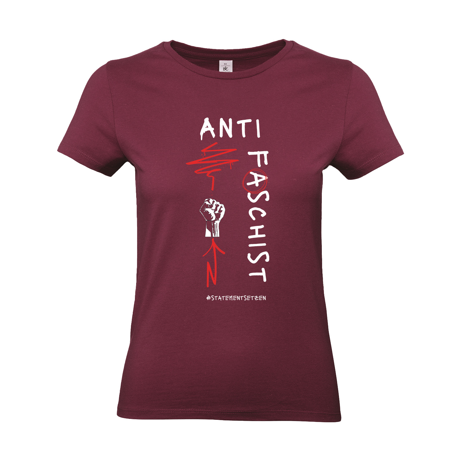 T-Shirt tailliert »Antifaschist«        