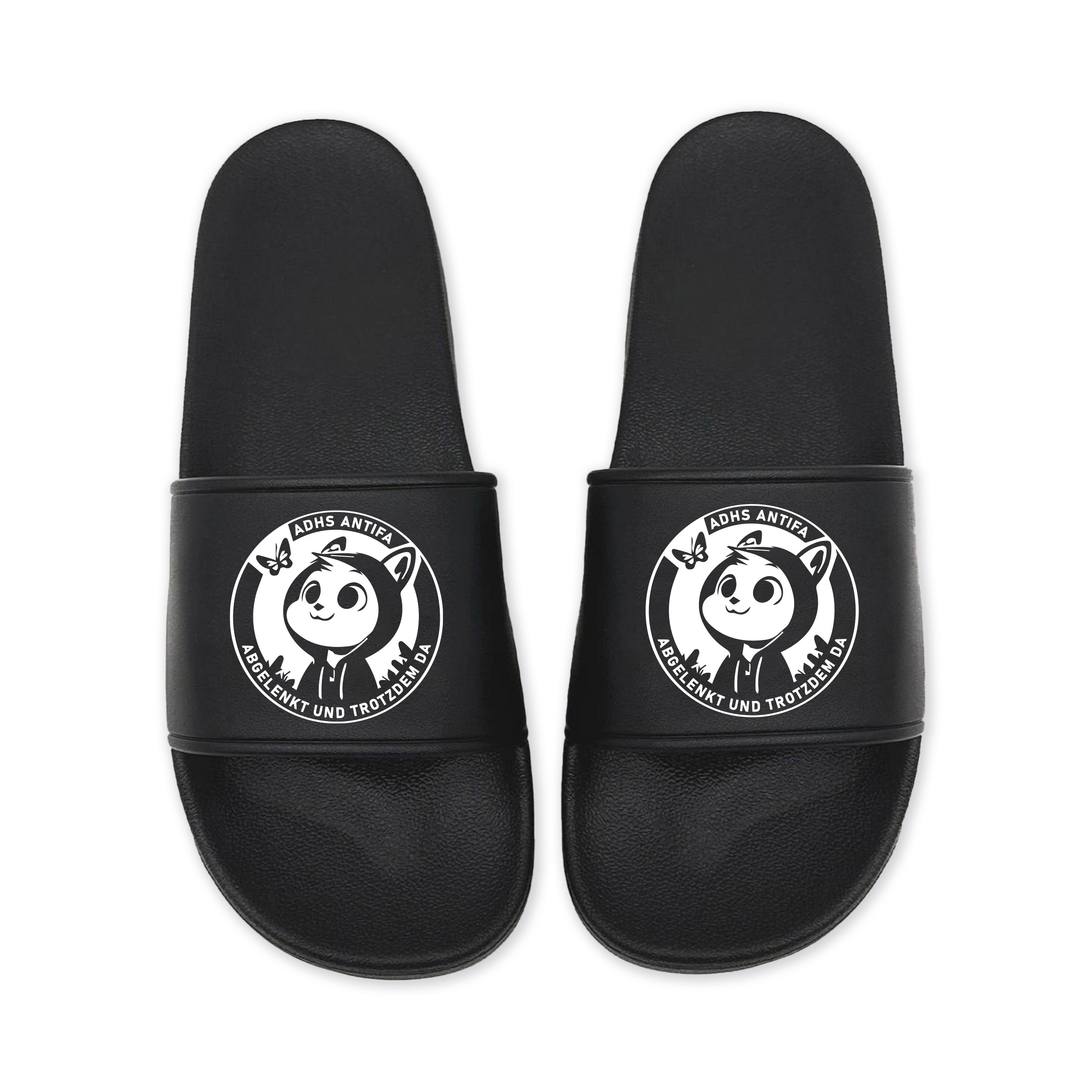 Badelatschen »ADHS Antifa Eichhörnchen«    