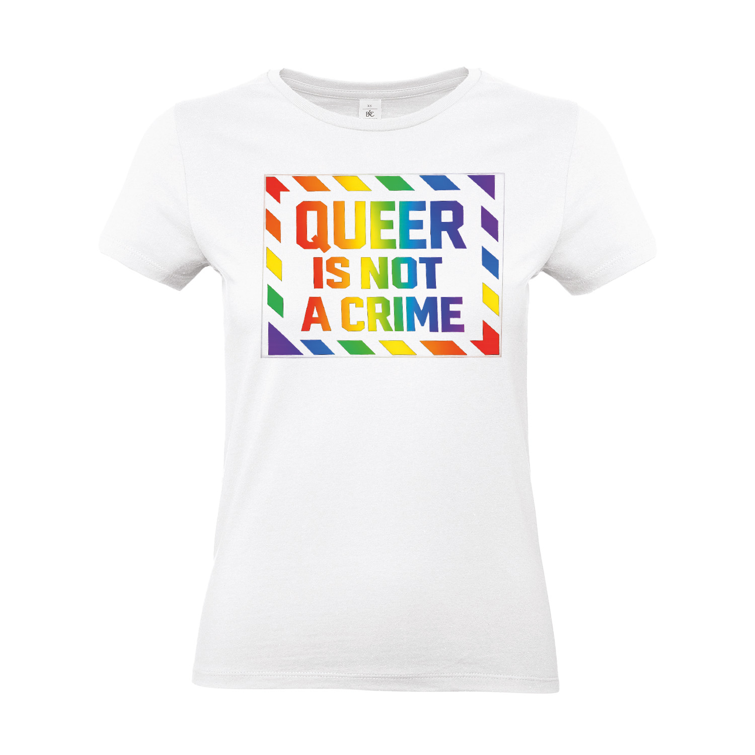 T-Shirt tailliert »Queer is not a crime«         