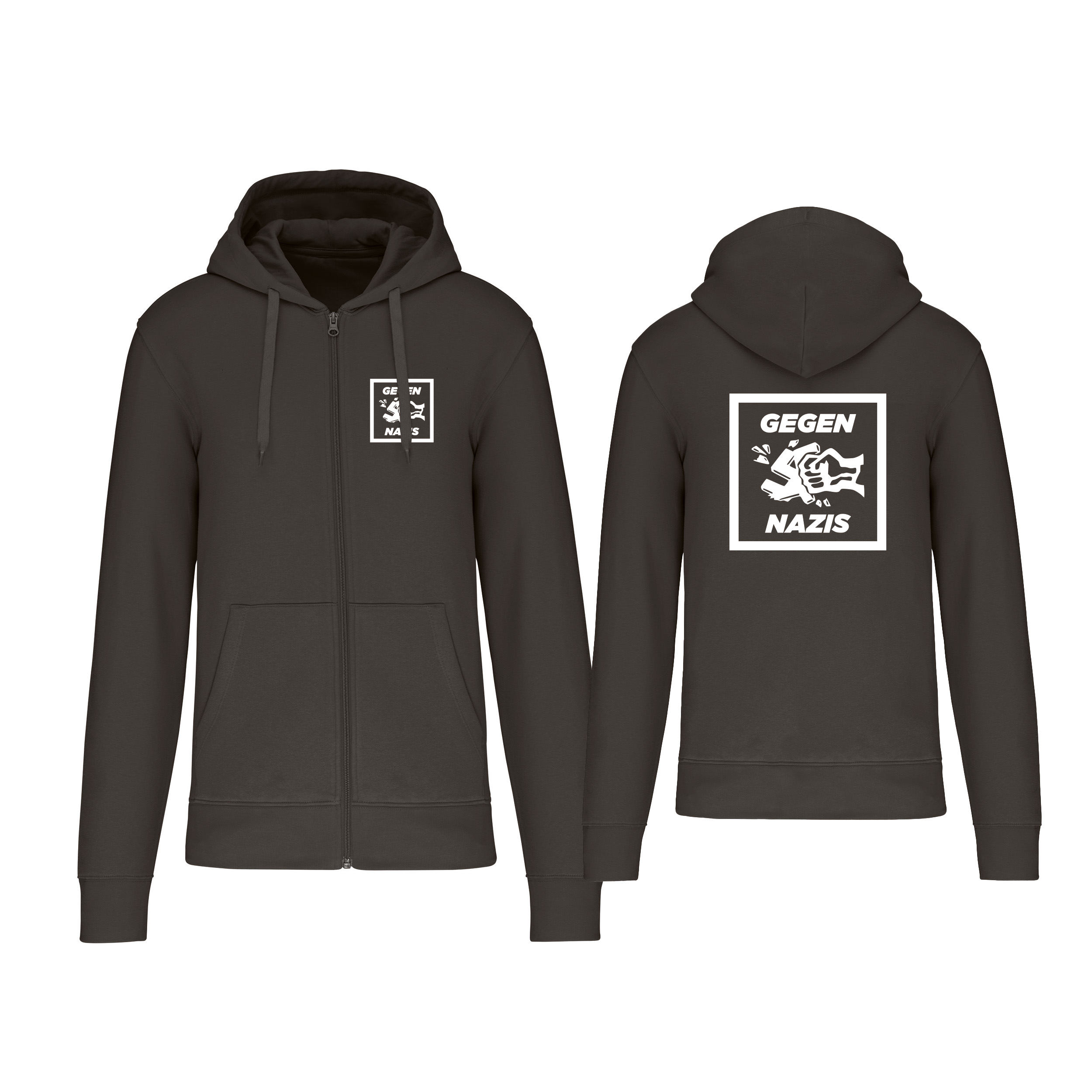 Zipper »Gegen Nazis«   