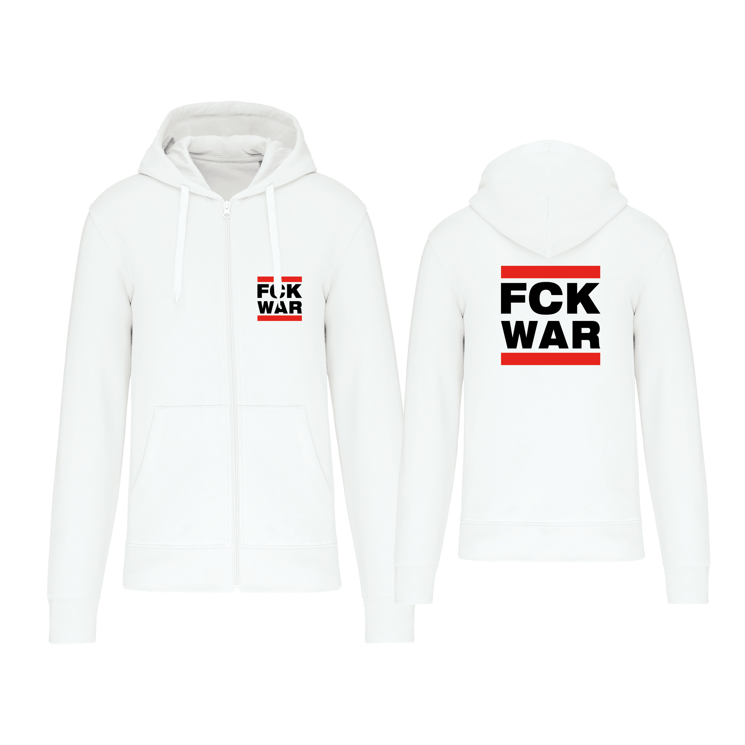 Zipper »FCK WAR«  