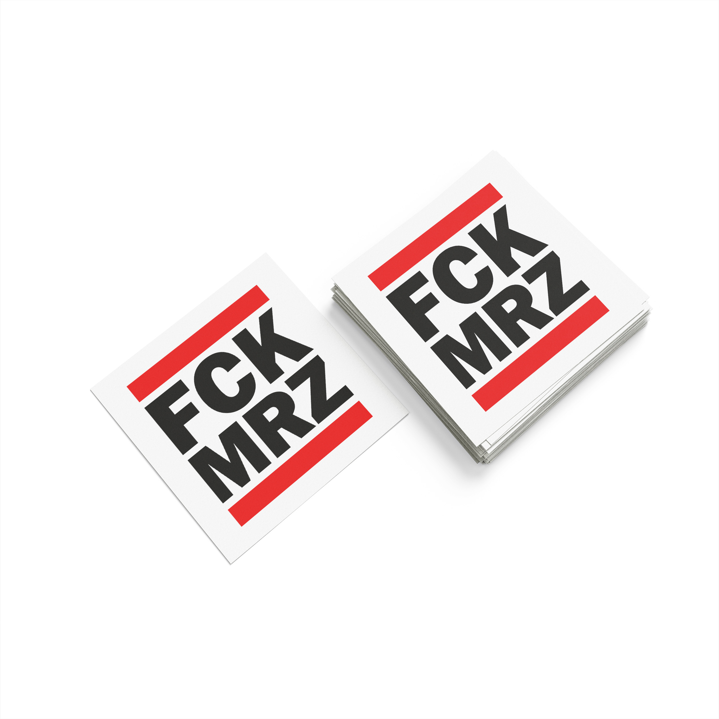 Aufkleber »FCK MRZ« (10,5 x 10,5 cm)     