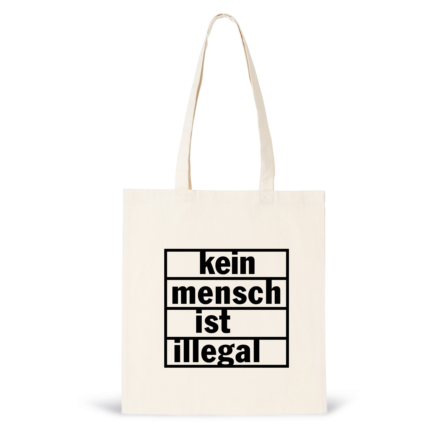 Jutebeutel »Kein Mensch ist illegal«   