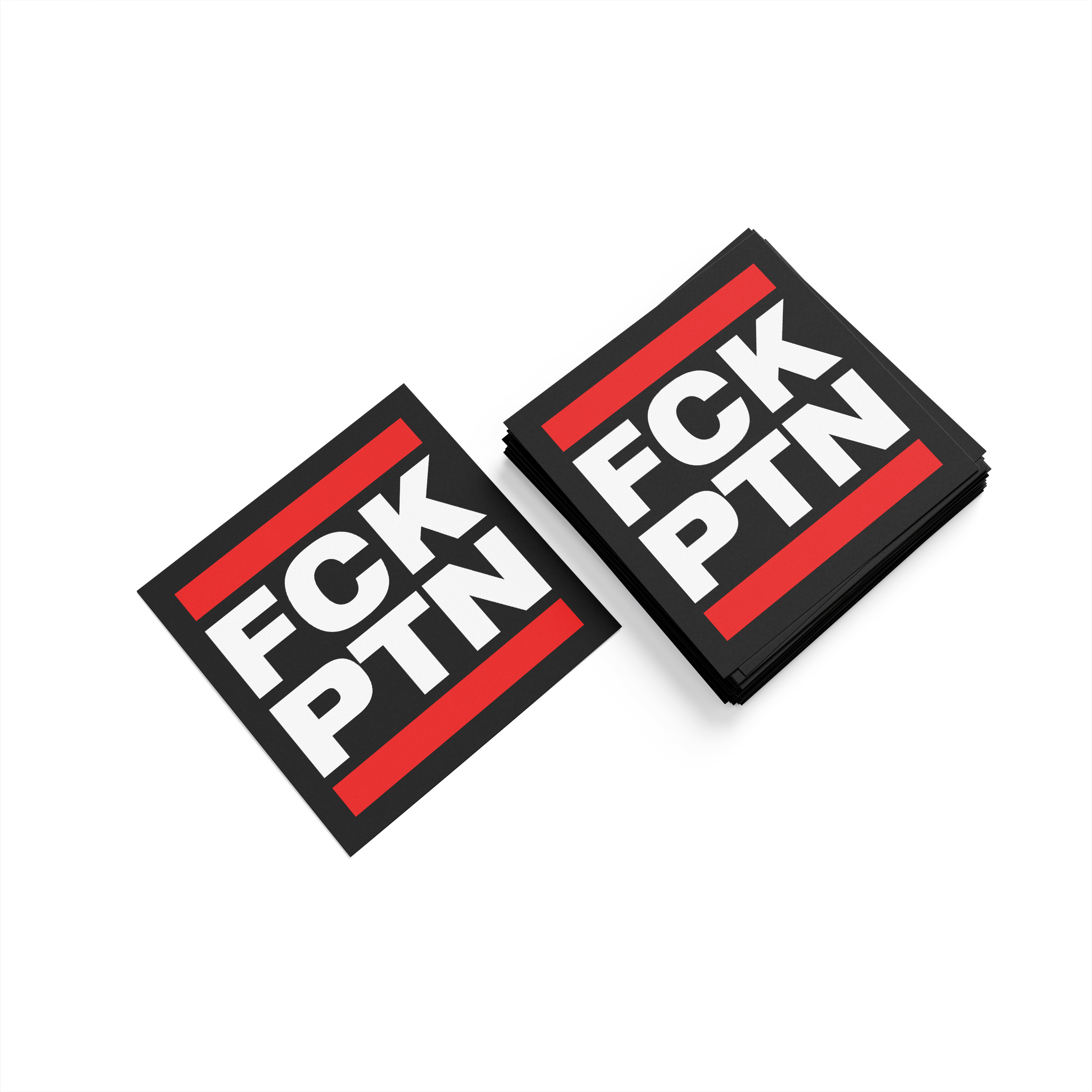Aufkleber »FCK PTN« (10,5 x 10,5 cm)    