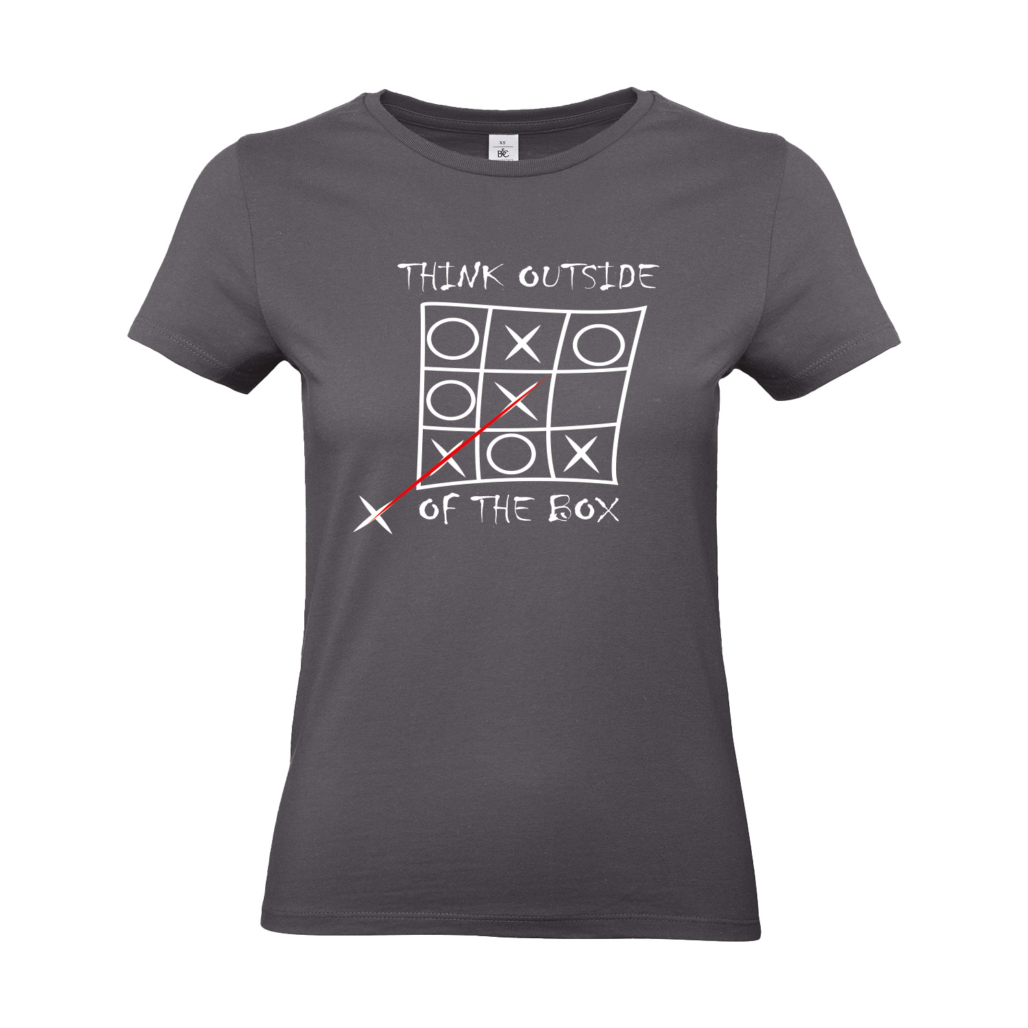 T-Shirt tailliert »Think outside the box«        