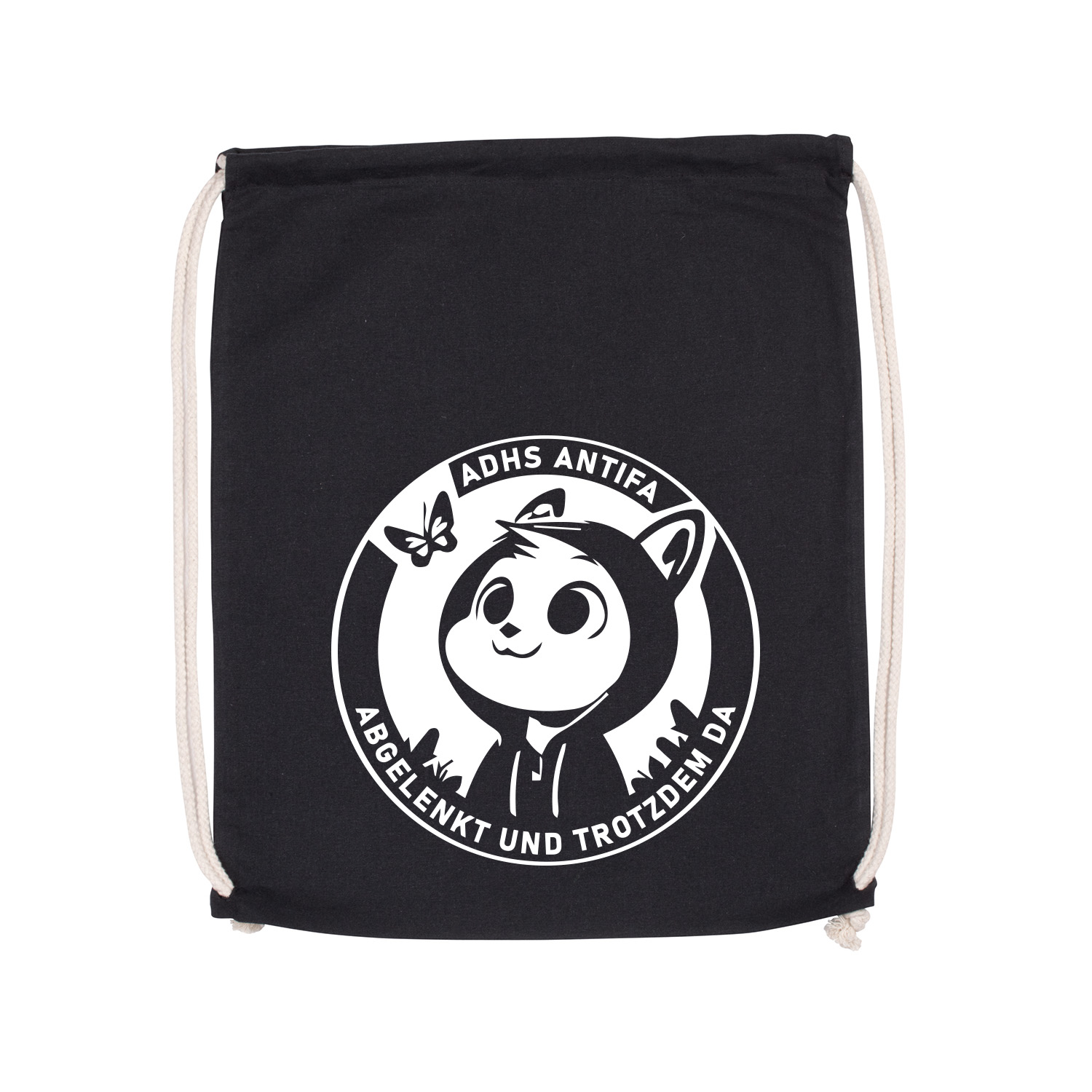 Turnbeutel »ADHS Antifa Eichhörnchen«      