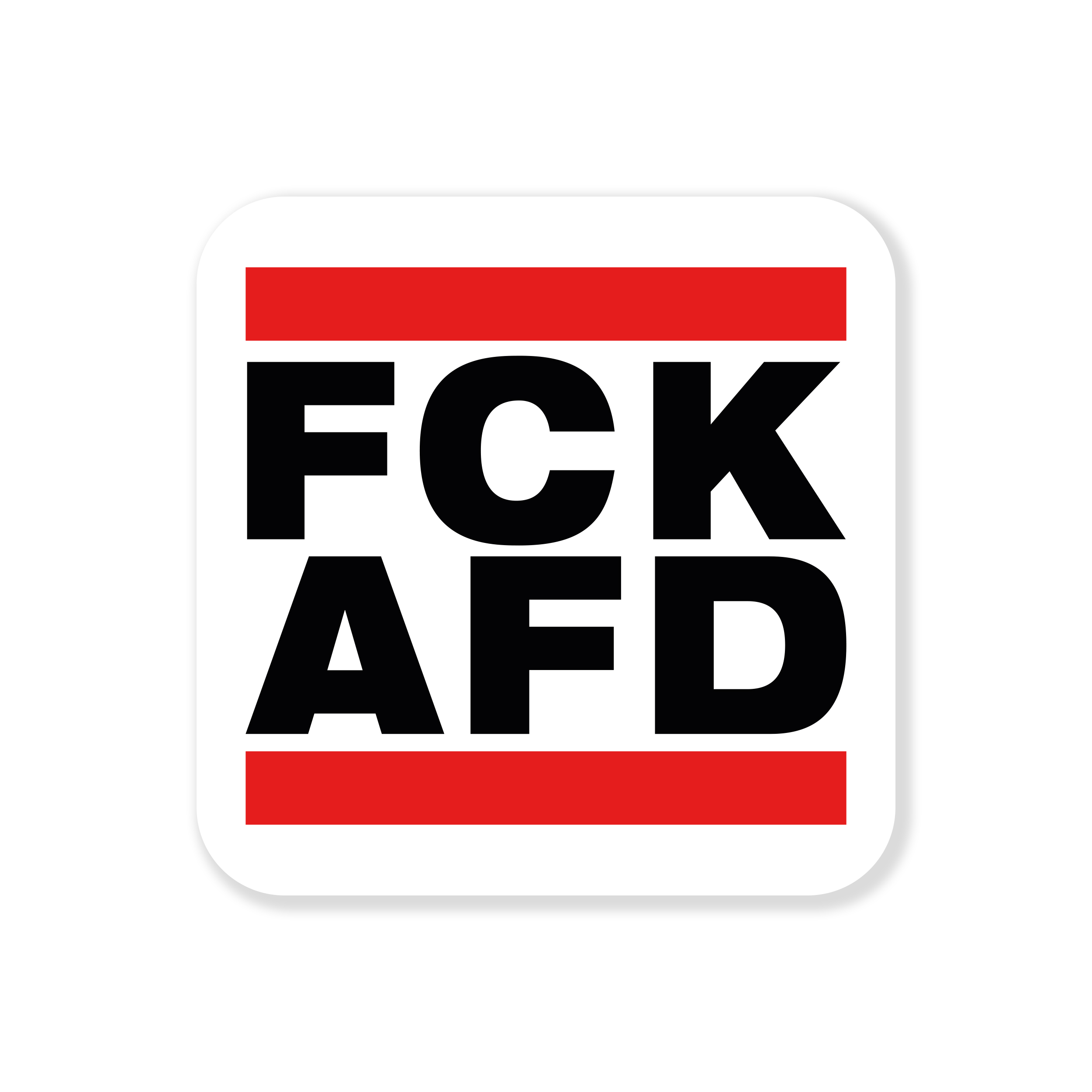 Kühlschrankmagnet »FCK AFD«           